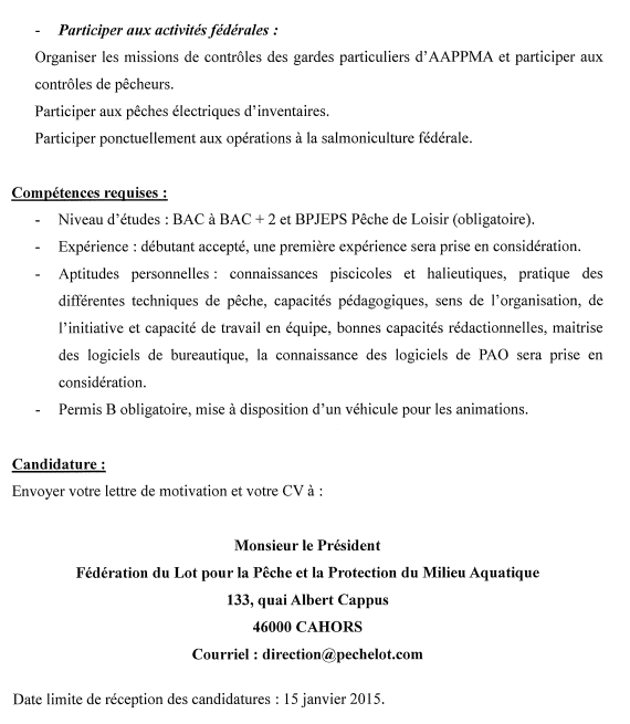modele lettre emploi saisonnier gratuit
