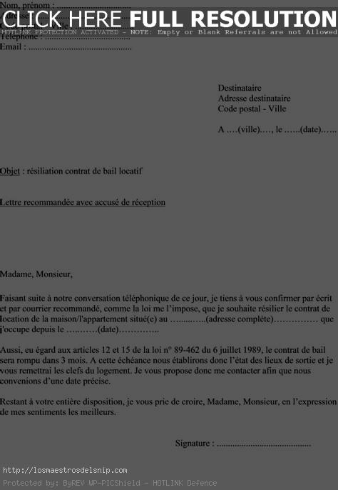 modele lettre etat des lieux de sortie