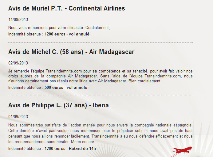 modele lettre indemnisation retard vol