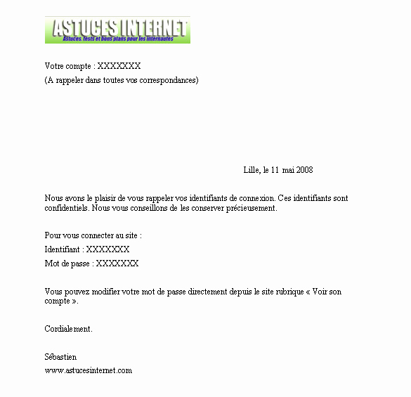 modele lettre refus invitation