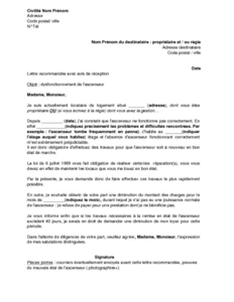 modele lettre resiliation contrat de location