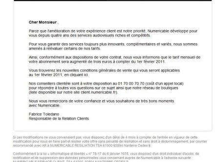 modele lettre resiliation numericable cause demenagement