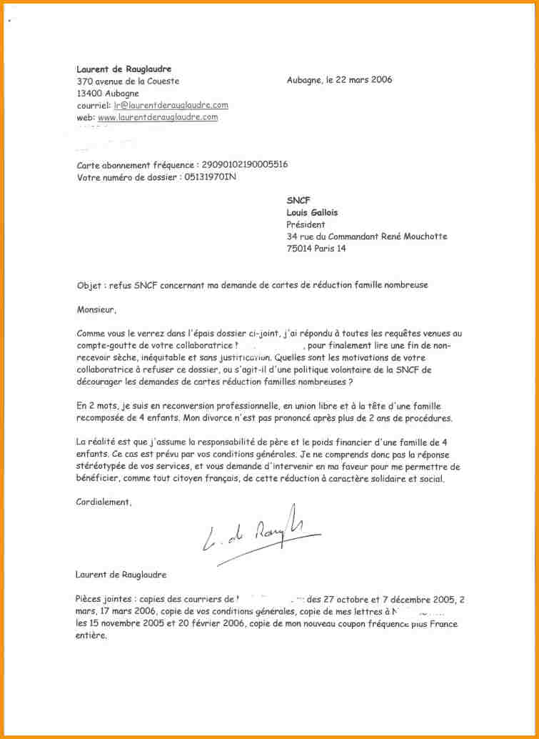 modele lettre suite deces