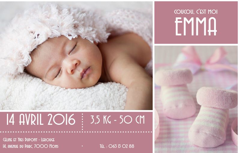 modele naissance