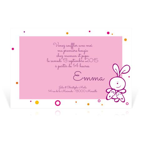modele texte invitation anniversaire fille