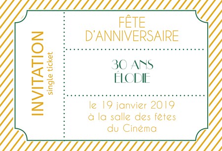 modele texte invitation anniversaire