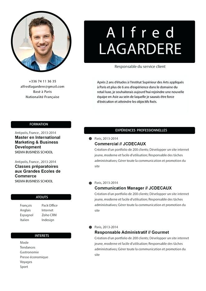 modele un cv
