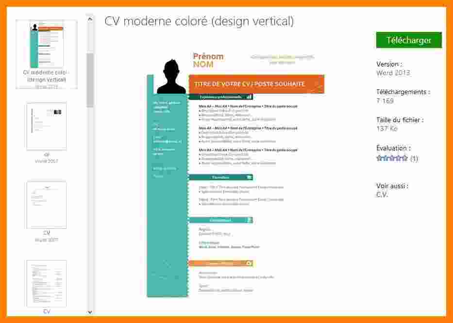 modele word cv