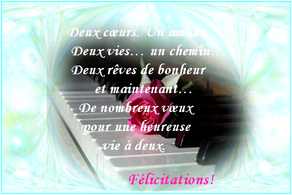 modeles cartes felicitations mariage