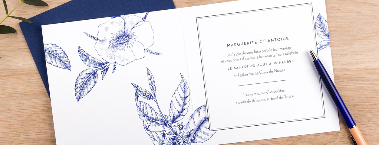 modeles de cartes de mariage