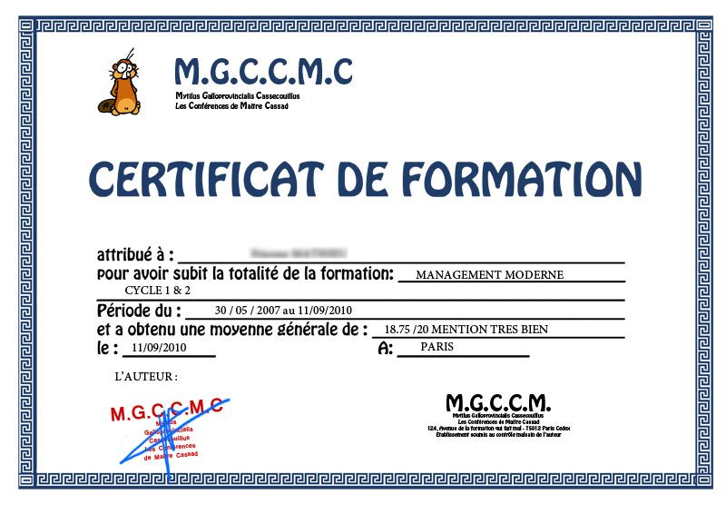 modeles de certificat
