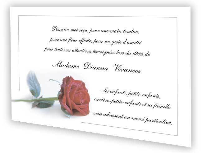 modeles de lettres de remerciements condoleances