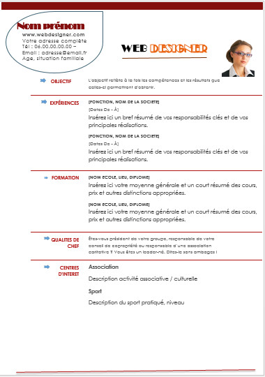 modeles de lettres gratuites