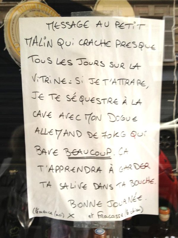 mot pour prevenir les voisins d'une fete