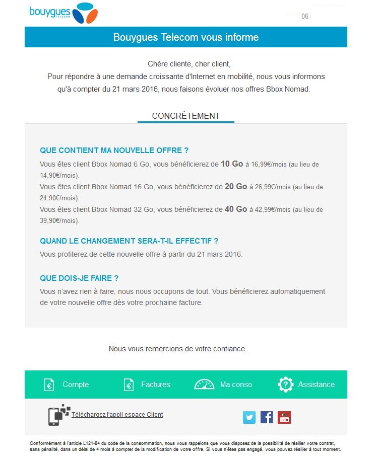 motif resiliation bouygues