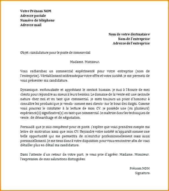 motivation de travail exemple