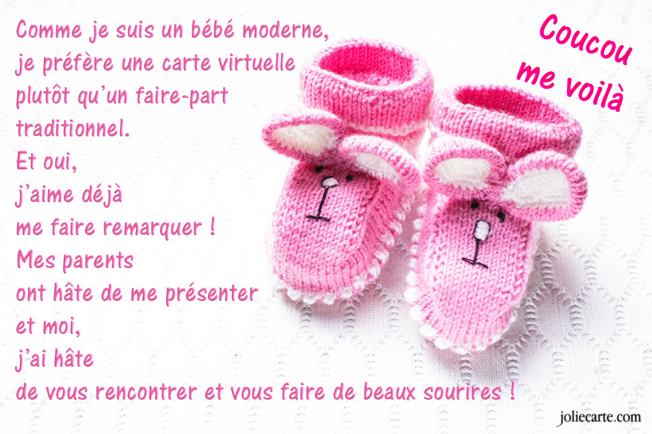 naissance felicitations gratuit