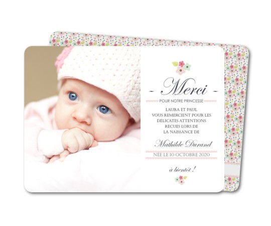 naissance remerciement