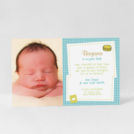 naissance remerciement