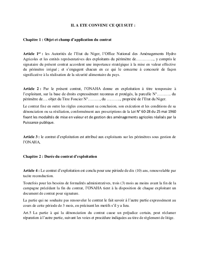 non reconduction de contrat