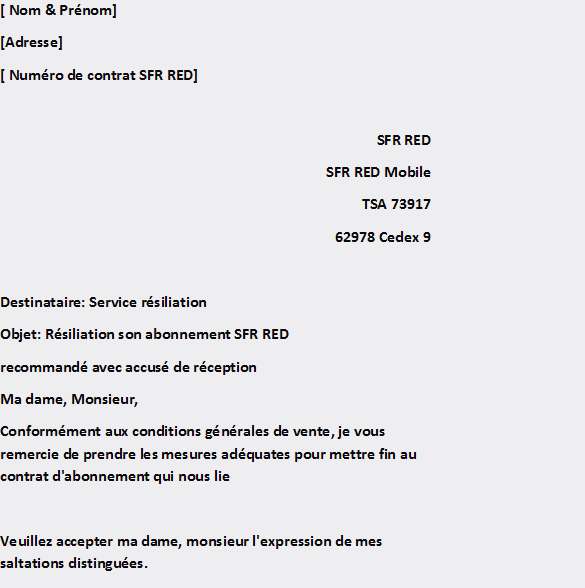 numericable resilier abonnement