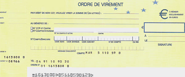 ordre de virement type