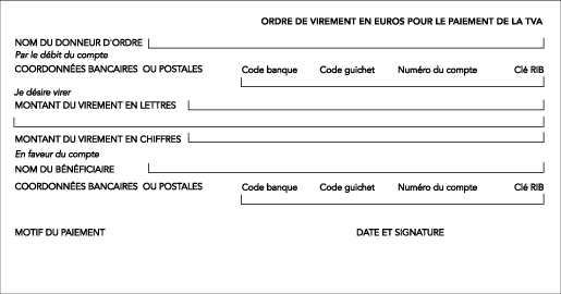 ordre de virement type