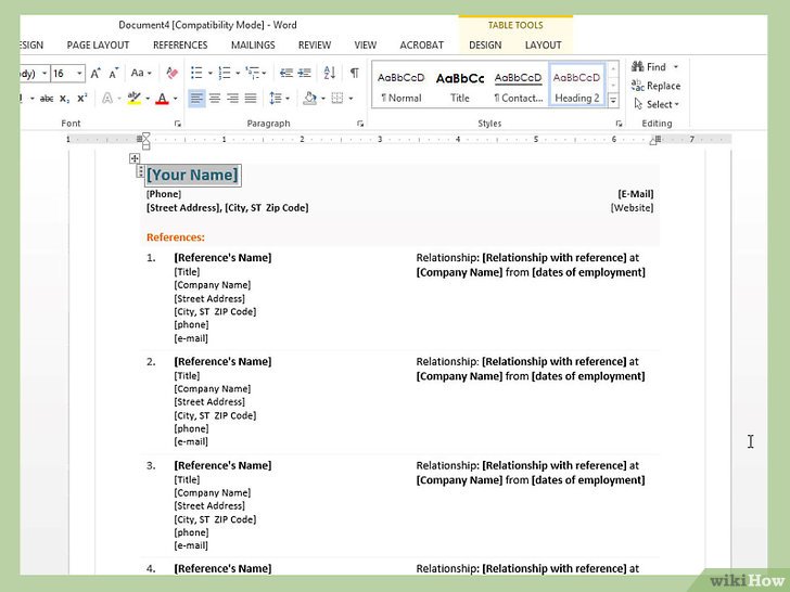 ordre du jour exemple word