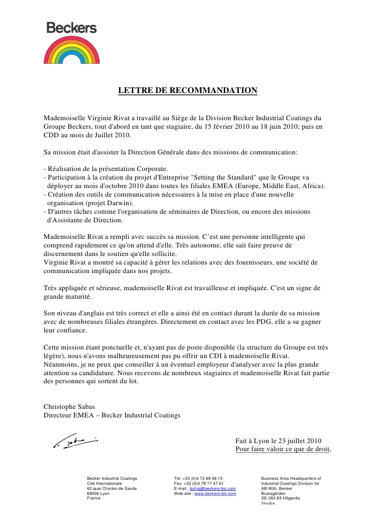 pour valoir ce que de droit lettre