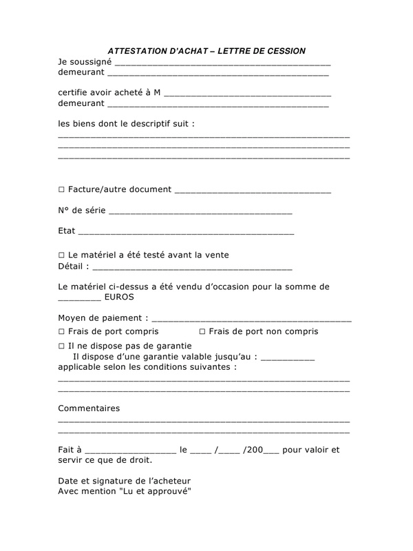 pour valoir ce que de droit lettre