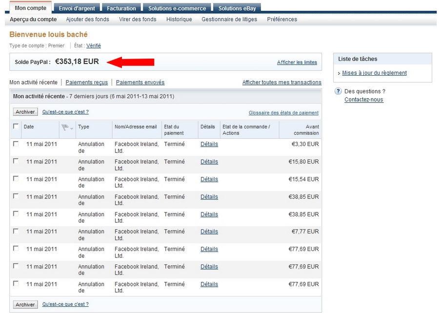 prelevement abusif sur compte bancaire