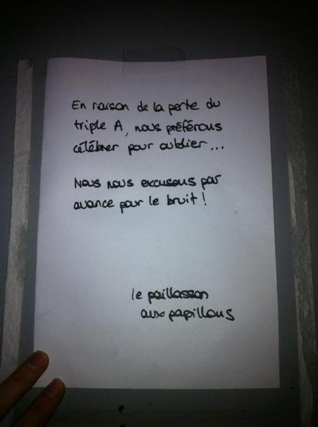 prevenir les voisins d'une soiree