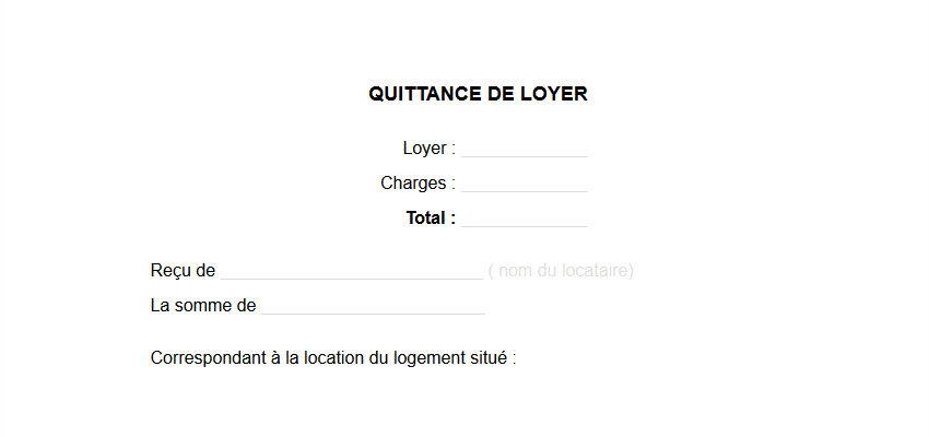quittance type