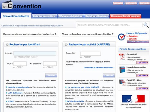 recherche convention collective