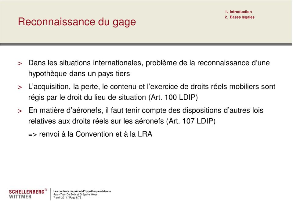 reconnaissance de pret
