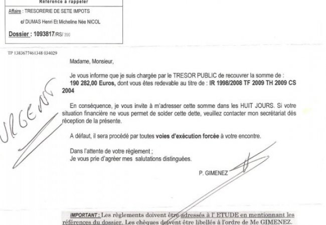 recours gracieux taxe habitation lettre