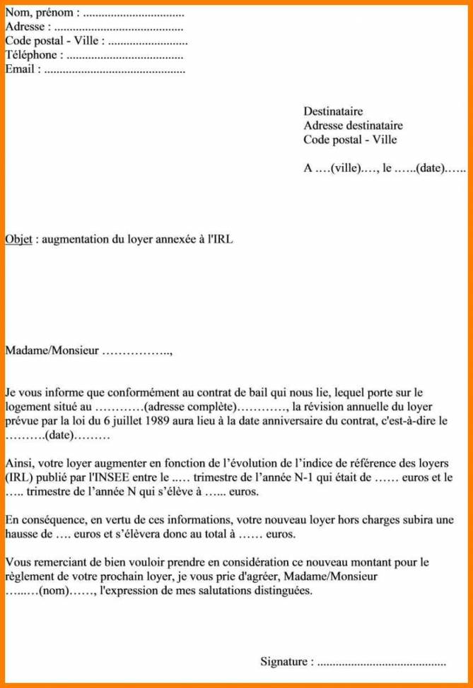 rediger une lettre pour une demande de logement
