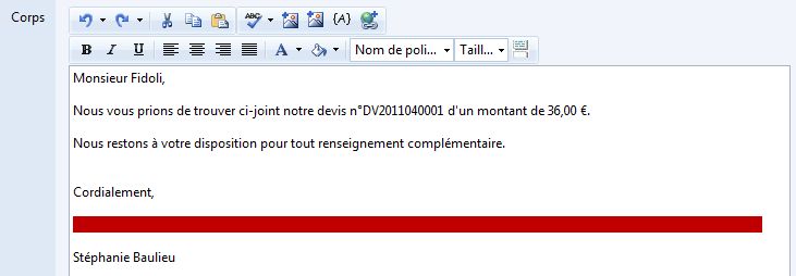 refus d'un devis