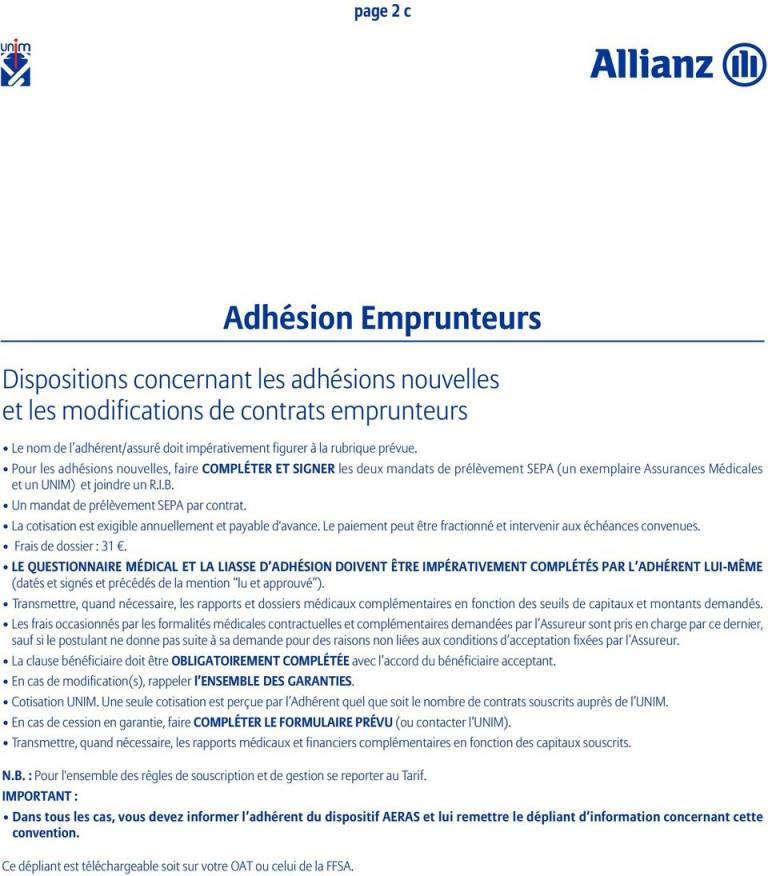 remboursement assurance emprunteur lettre type