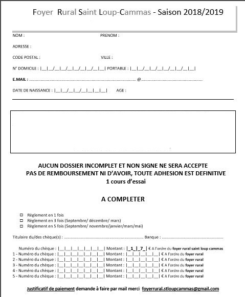 remboursement en anglais