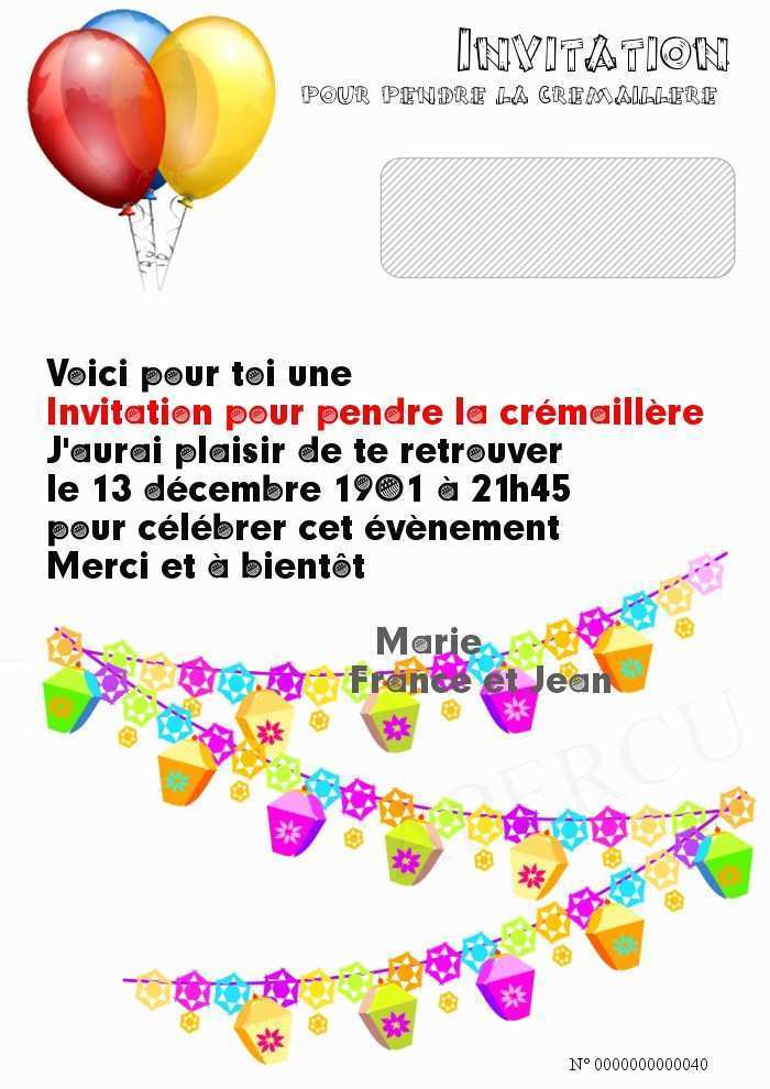 remerciement invitation cremaillere