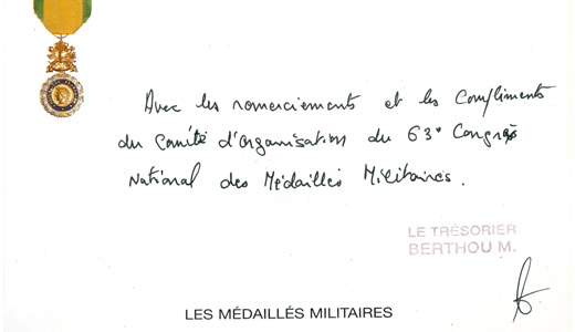 remerciement pour un diner