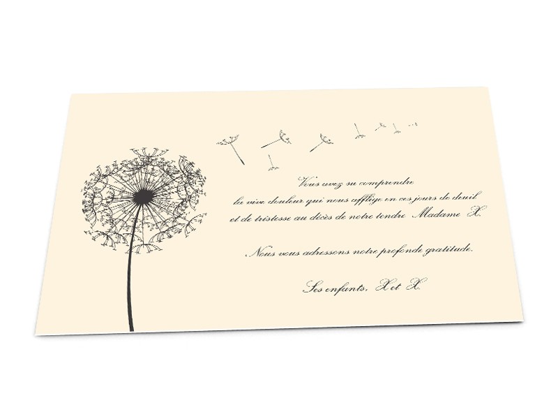 remerciements obseques a imprimer