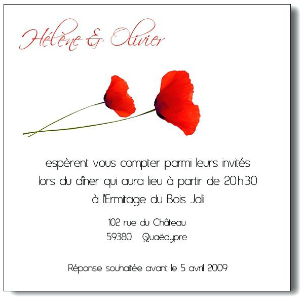 remercier une invitation
