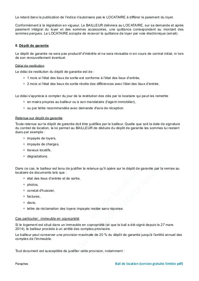 renouvellement de bail lettre