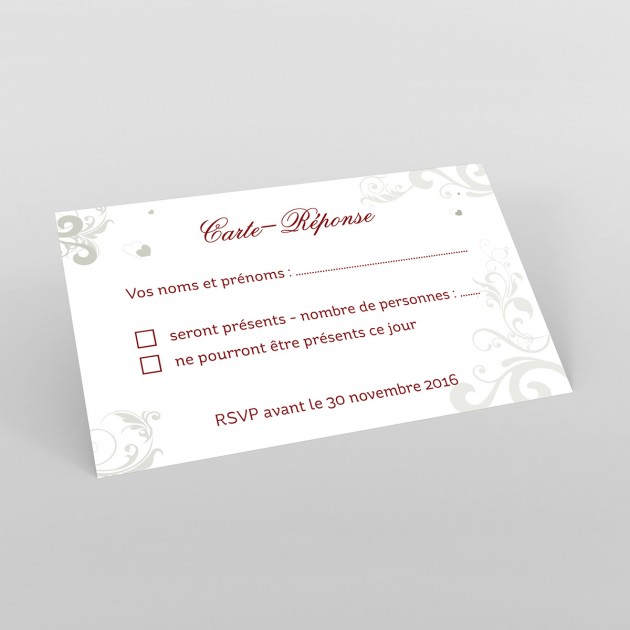 reponse a une invitation mariage