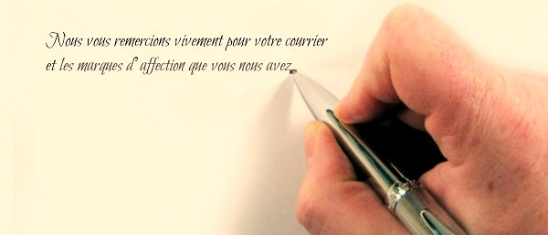 reponse condoleances remerciement