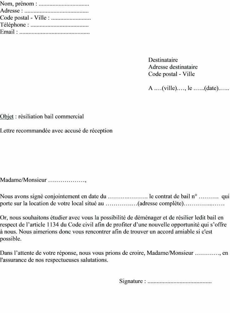 resiliation assurance habitation demenagement lettre