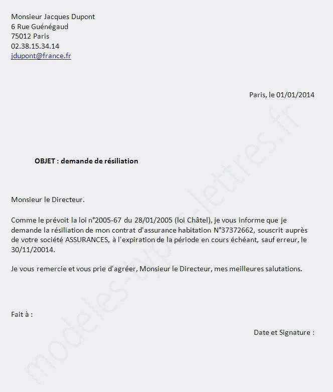resiliation orange mobile adresse
