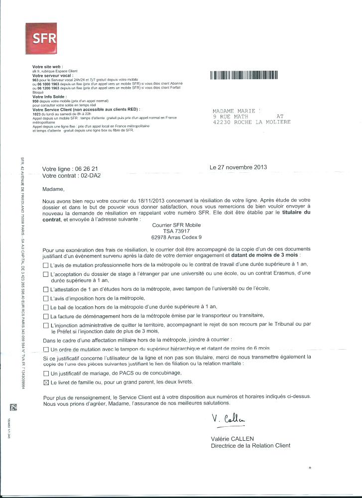 resilier assurance sfr